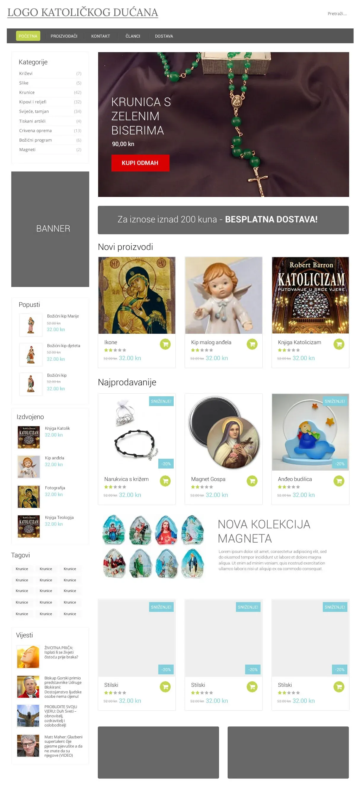 Katolički dućan – web shop