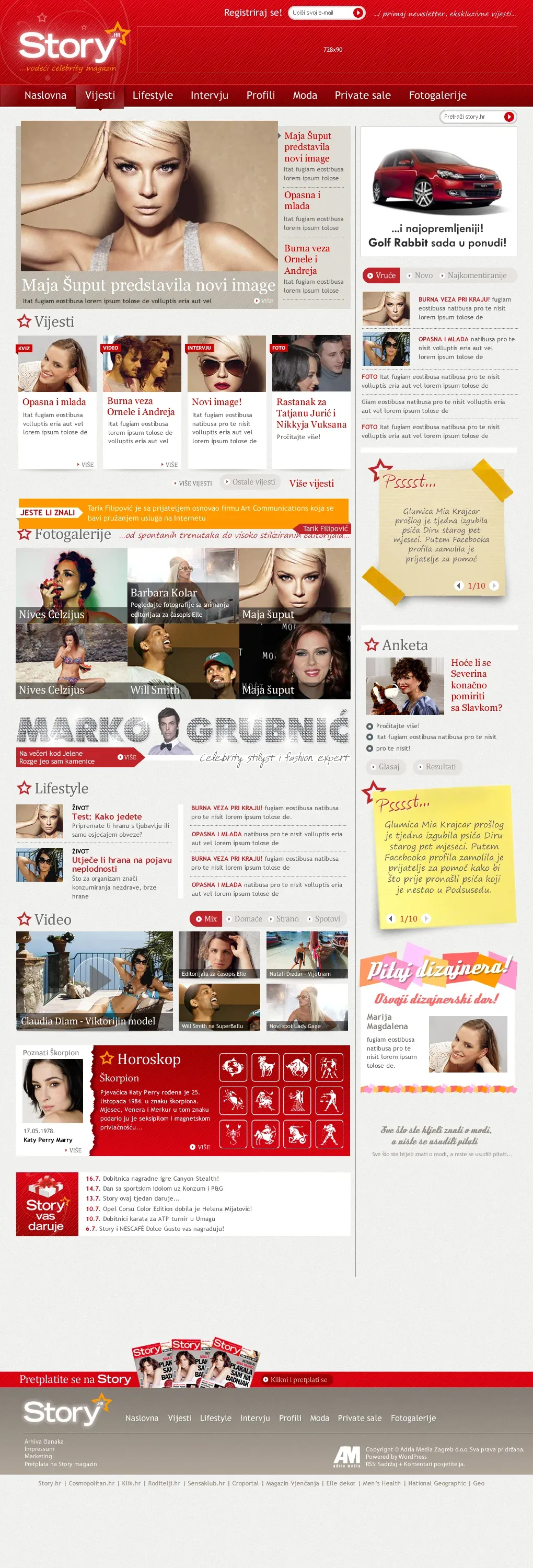 Story.hr – redizajn celebrity portala — prikaz 2